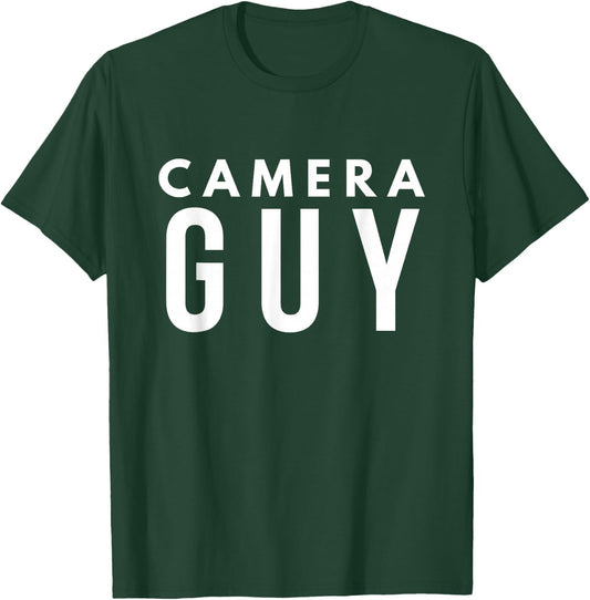 Camera Guy Nice T-Shirt - T-Shirt | Forest