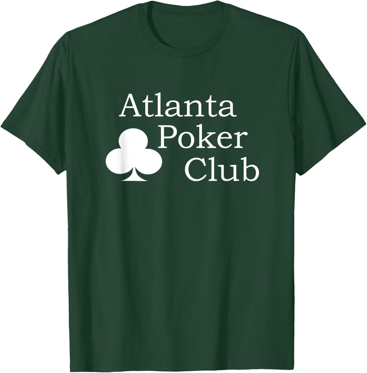 Atlanta Poker Club Classic Big White Logo T-Shirt - T-Shirt | Forest