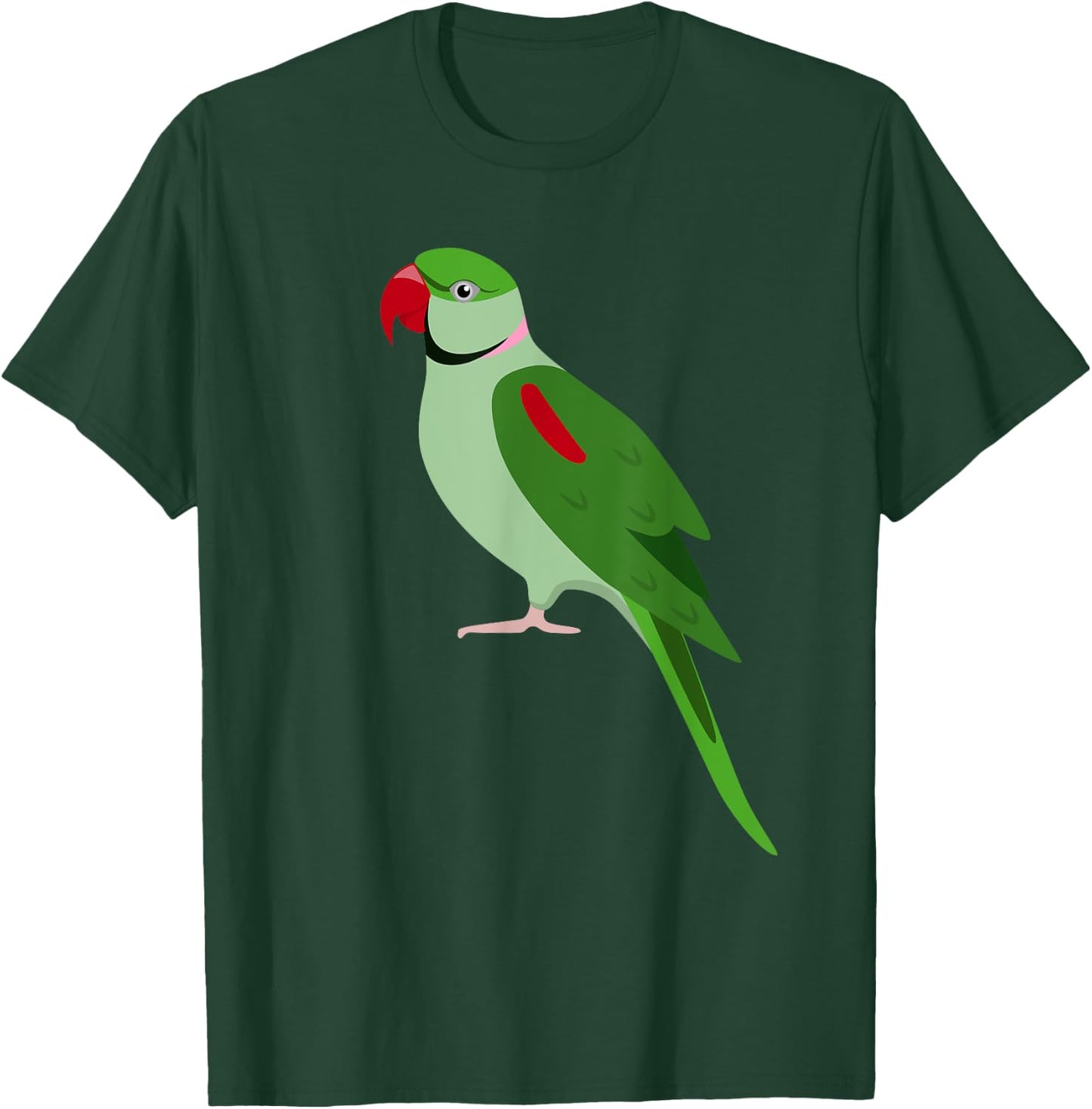 Alexandrine Parakeet Parrot Bird Men Women Boys Or Girls T-Shirt - T-Shirt | Forest