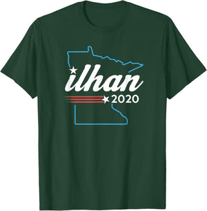 Ilhan Omar 2020 for Minnesota MN 5 T-Shirt - T-Shirt | Forest