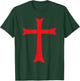 Templar cross crusader knight warrior of Christ history T-Shirt - T-Shirt | Forest
