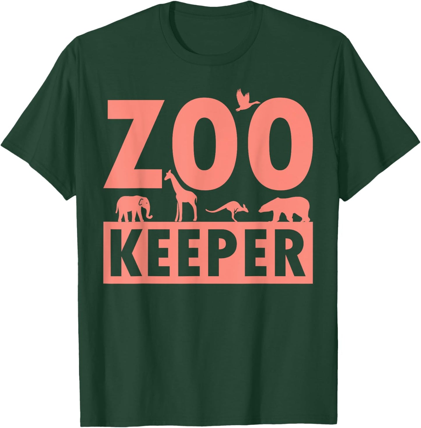 Zoo Keeper for Zoo Workers, Animal Lovers, Staff T-Shirt - T-Shirt | Forest