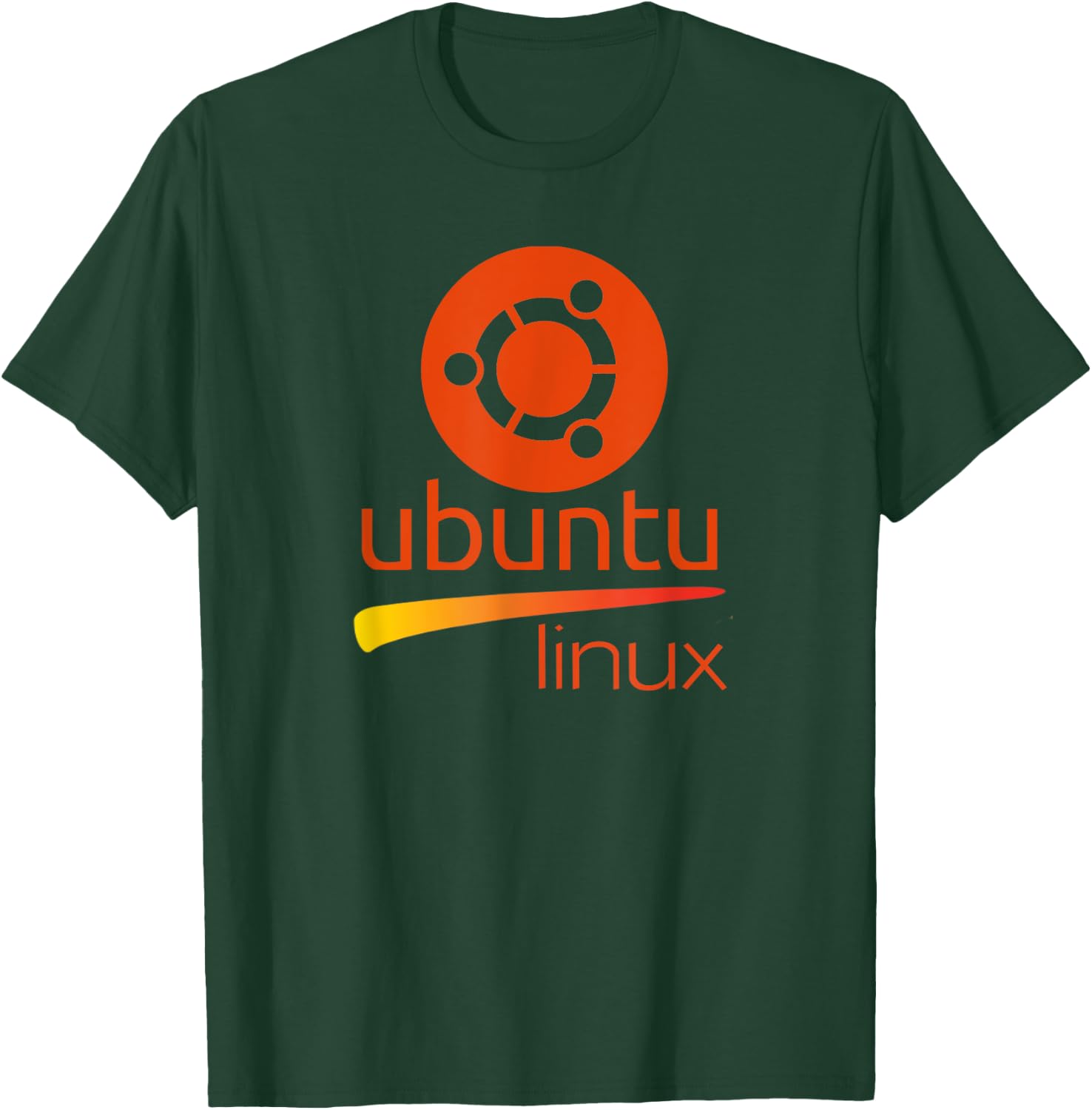 Ubuntu Linux lover with tagline and Logo Open Source Os T-Shirt - T-Shirt | Forest