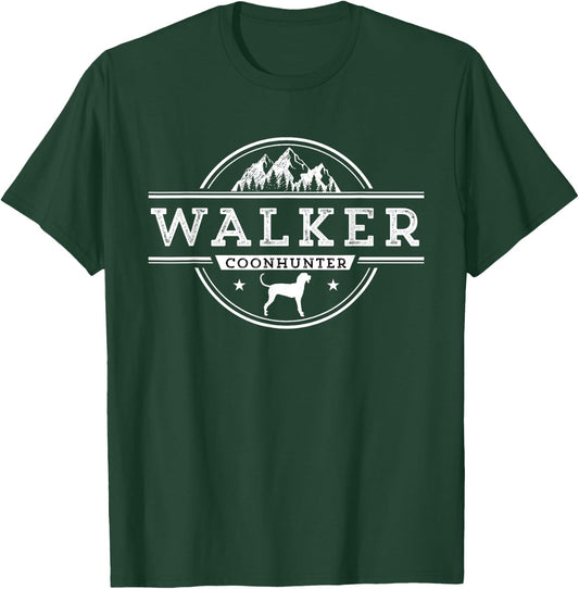 Coon Hunting Shirt Who Hunt Treeing Walker Coonhound T-Shirt - T-Shirt | Forest