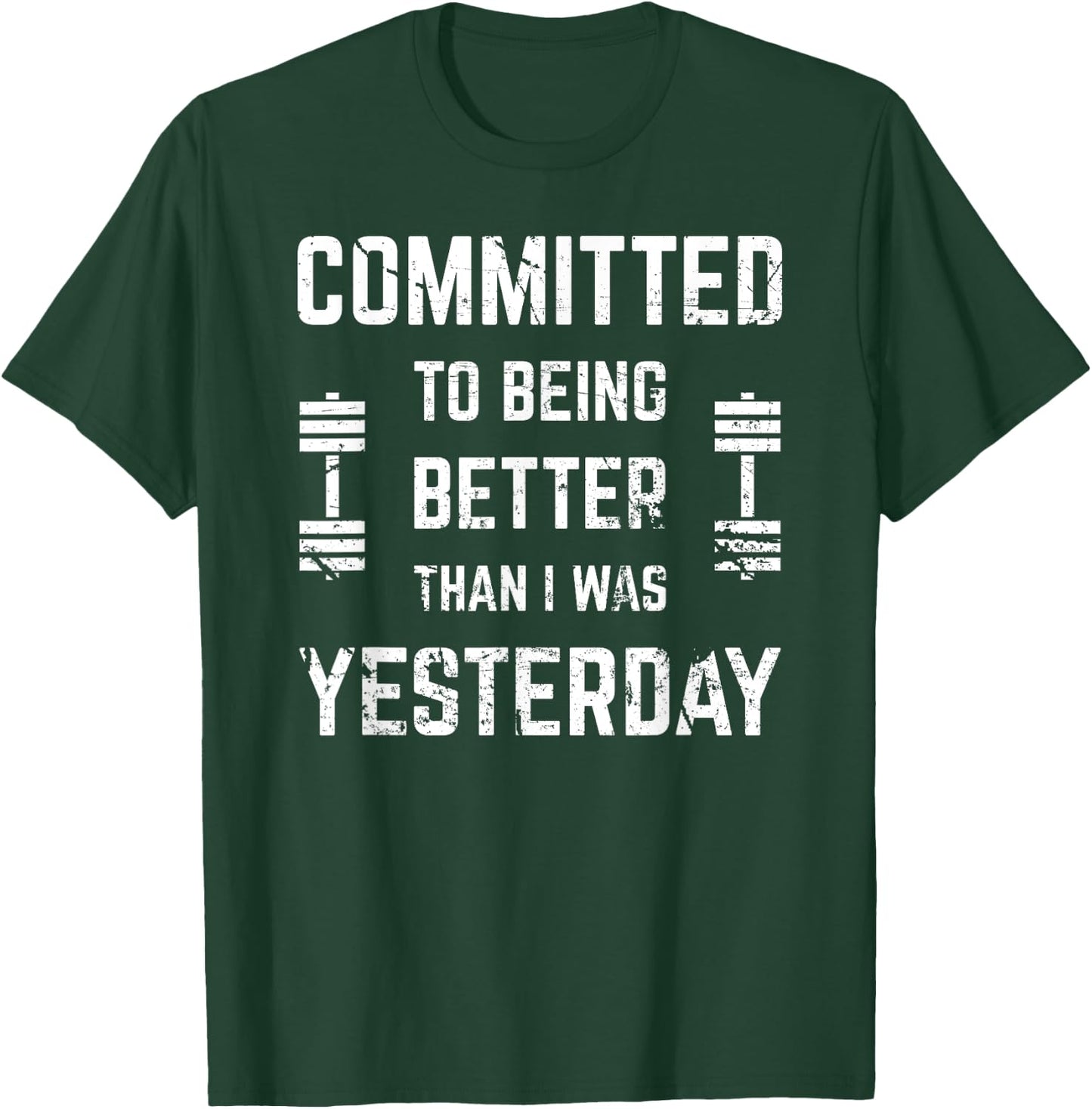 Fitness Motivation & Women With Saying Gym Workout T-Shirt - T-Shirt | Forest