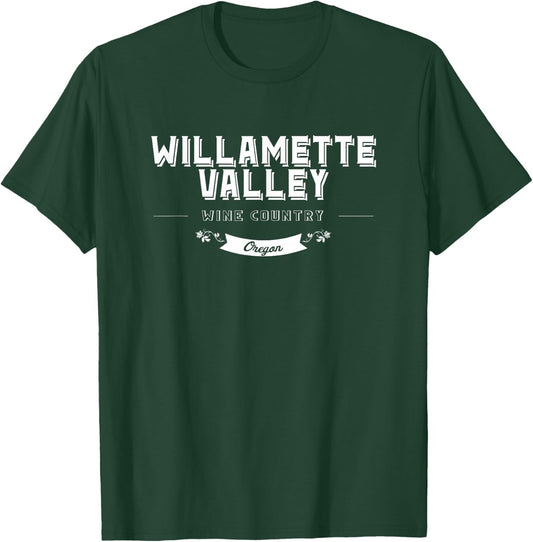 Willamette Valley Wine Country Oregon T-Shirt - T-Shirt | Forest