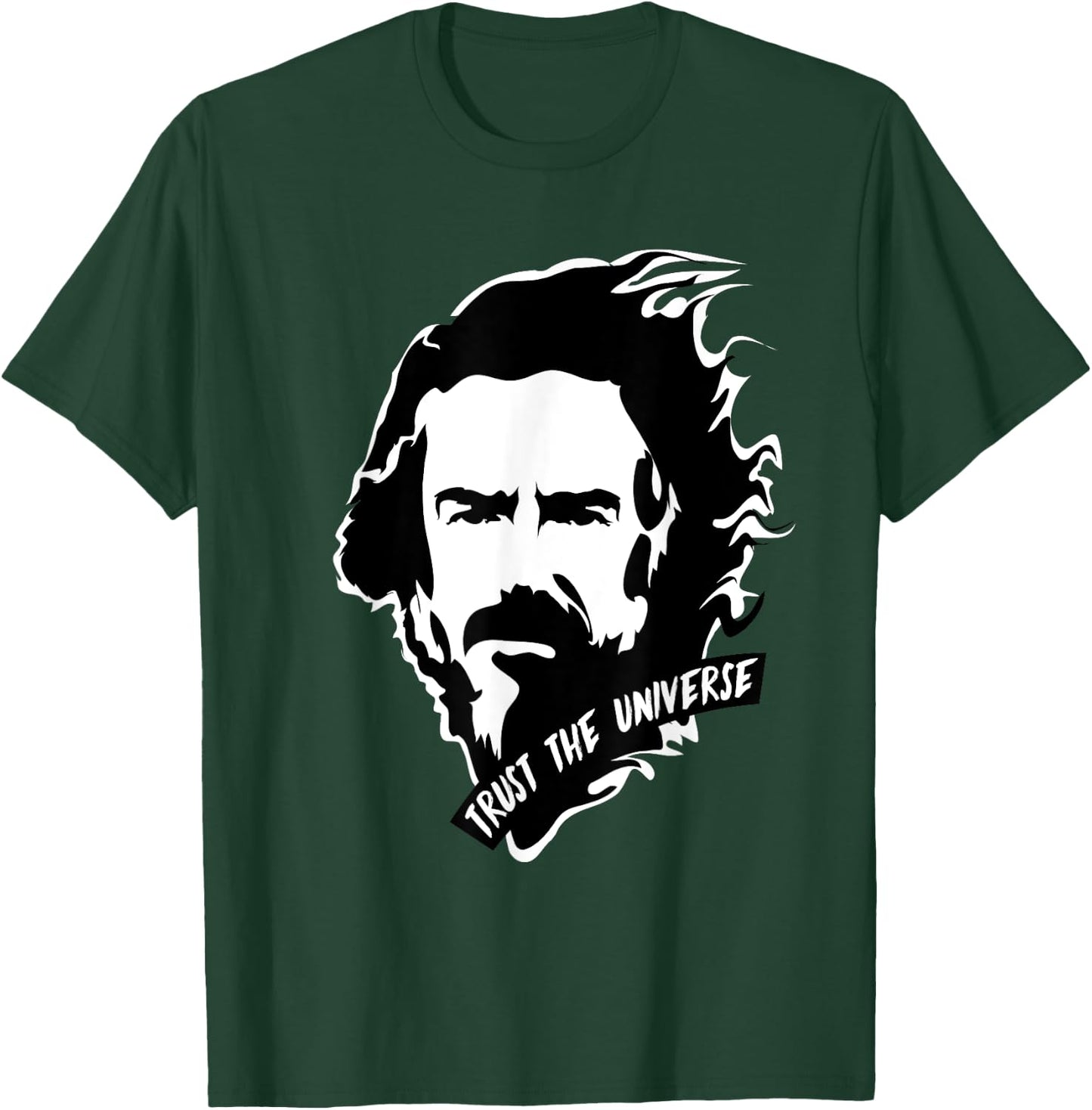 Alan Watts Mind Trust the Universe T-Shirt - T-Shirt | Forest