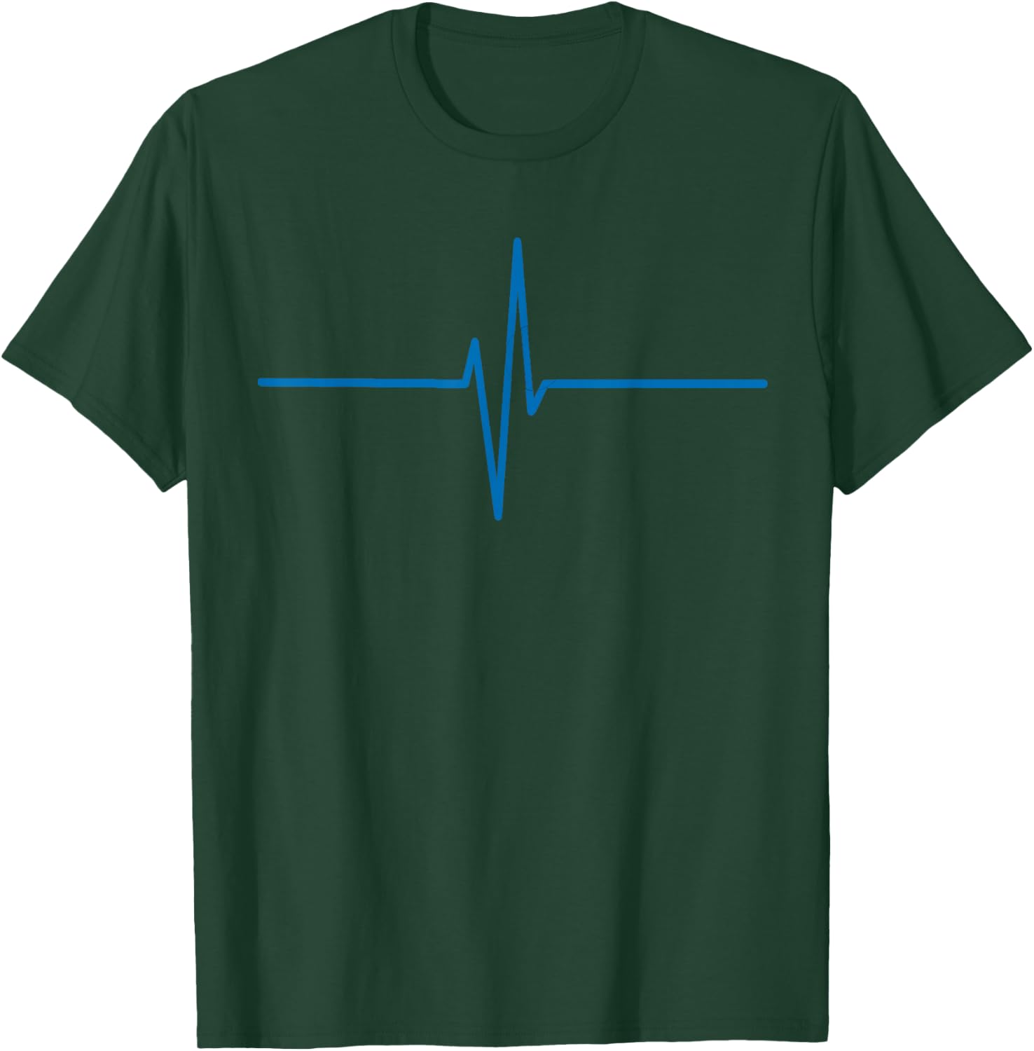 Blue Line Law Enforcement Support T Shirts T-Shirt - T-Shirt | Forest