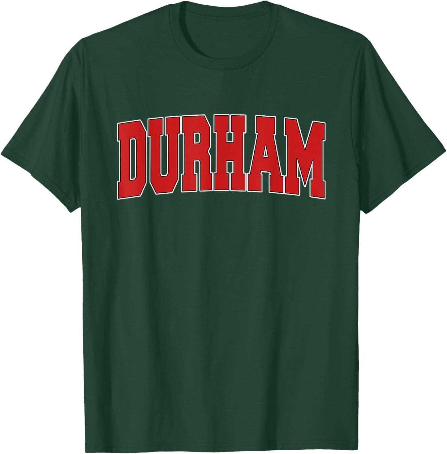 DURHAM UNITED KINGDOM Varsity Style Vintage Retro UK Sports T-Shirt - T-Shirt | Forest