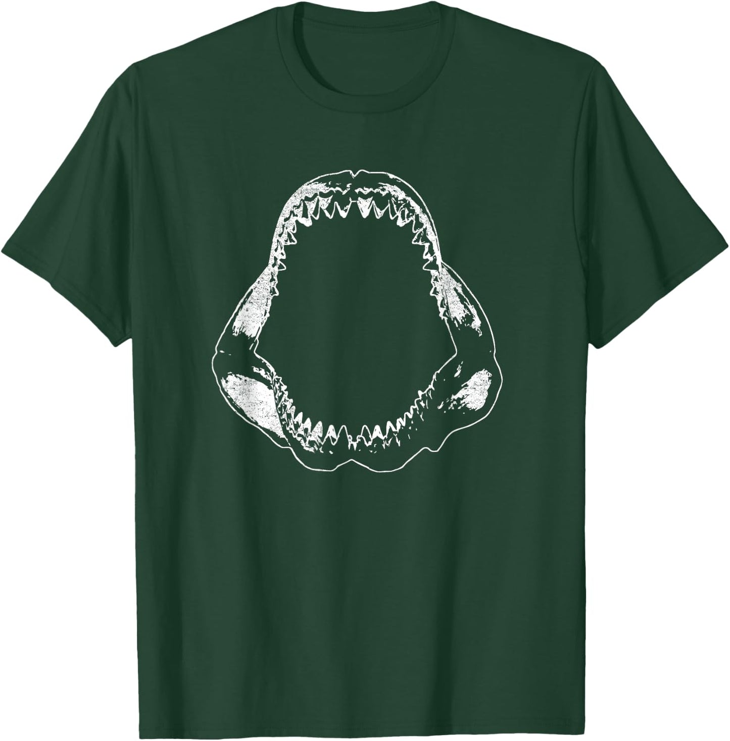 MEGALODON JAW Funny Shark Teeth Collector T-Shirt - T-Shirt | Forest