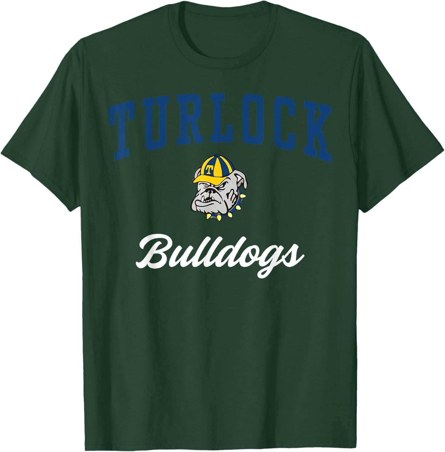 Turlock High School Bulldogs C3 T-Shirt - T-Shirt | Forest
