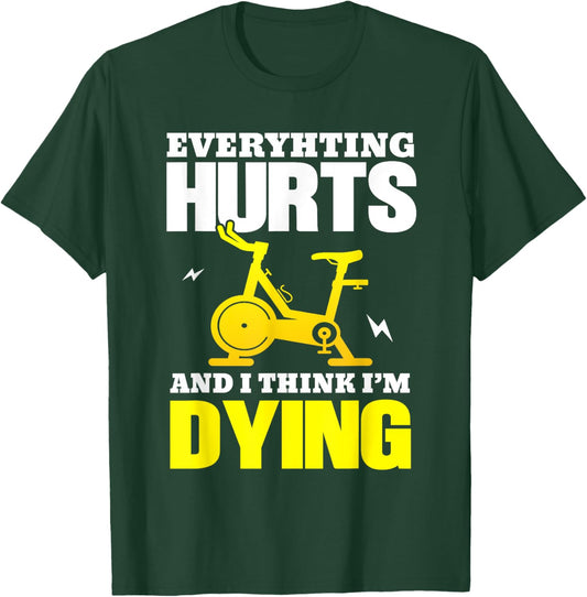 Indoor Spinning Funny Spin Class T-Shirt - T-Shirt | Forest