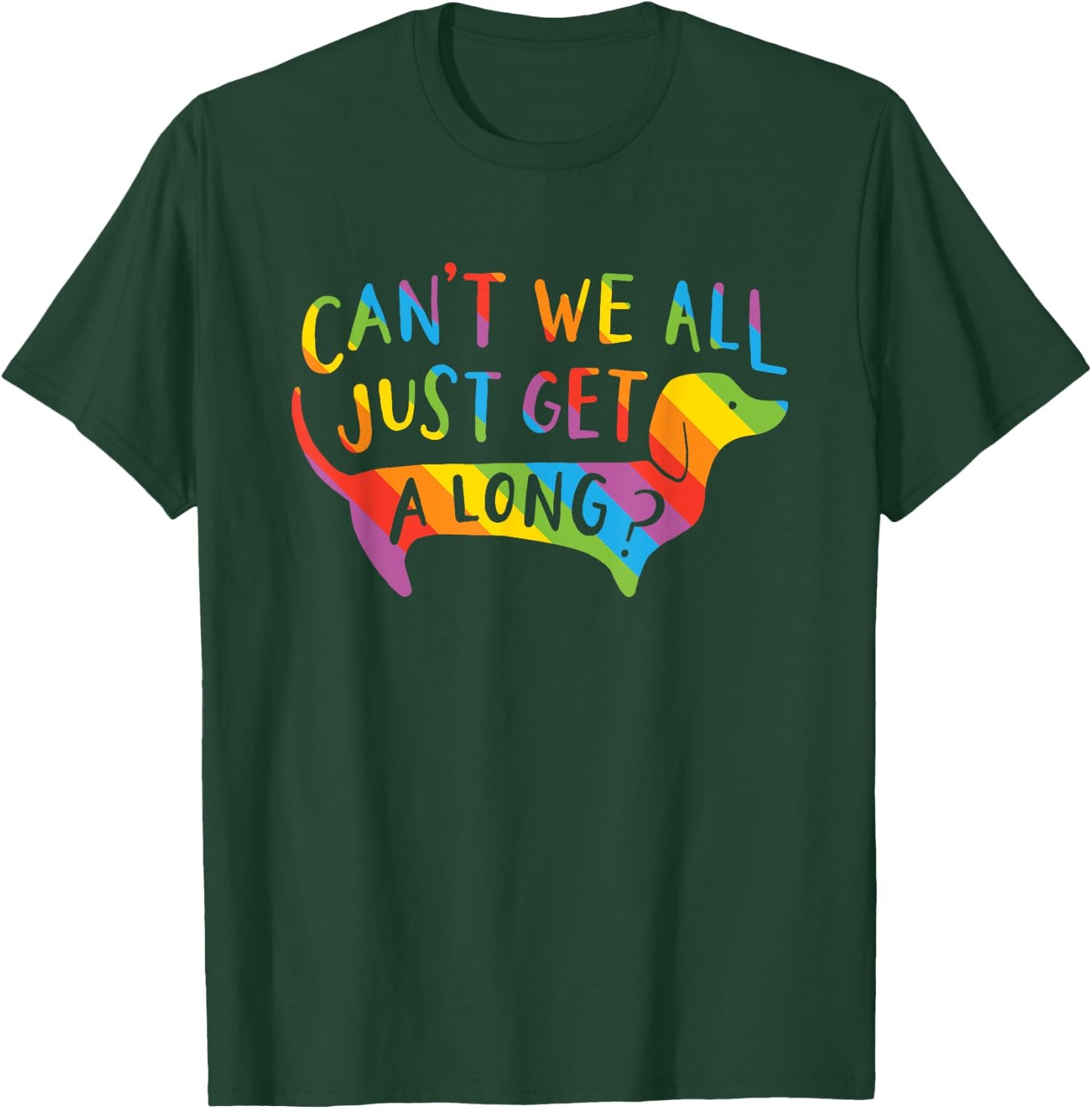 Gay Pride Dachshund Dog Shirt T-Shirt - T-Shirt | Forest
