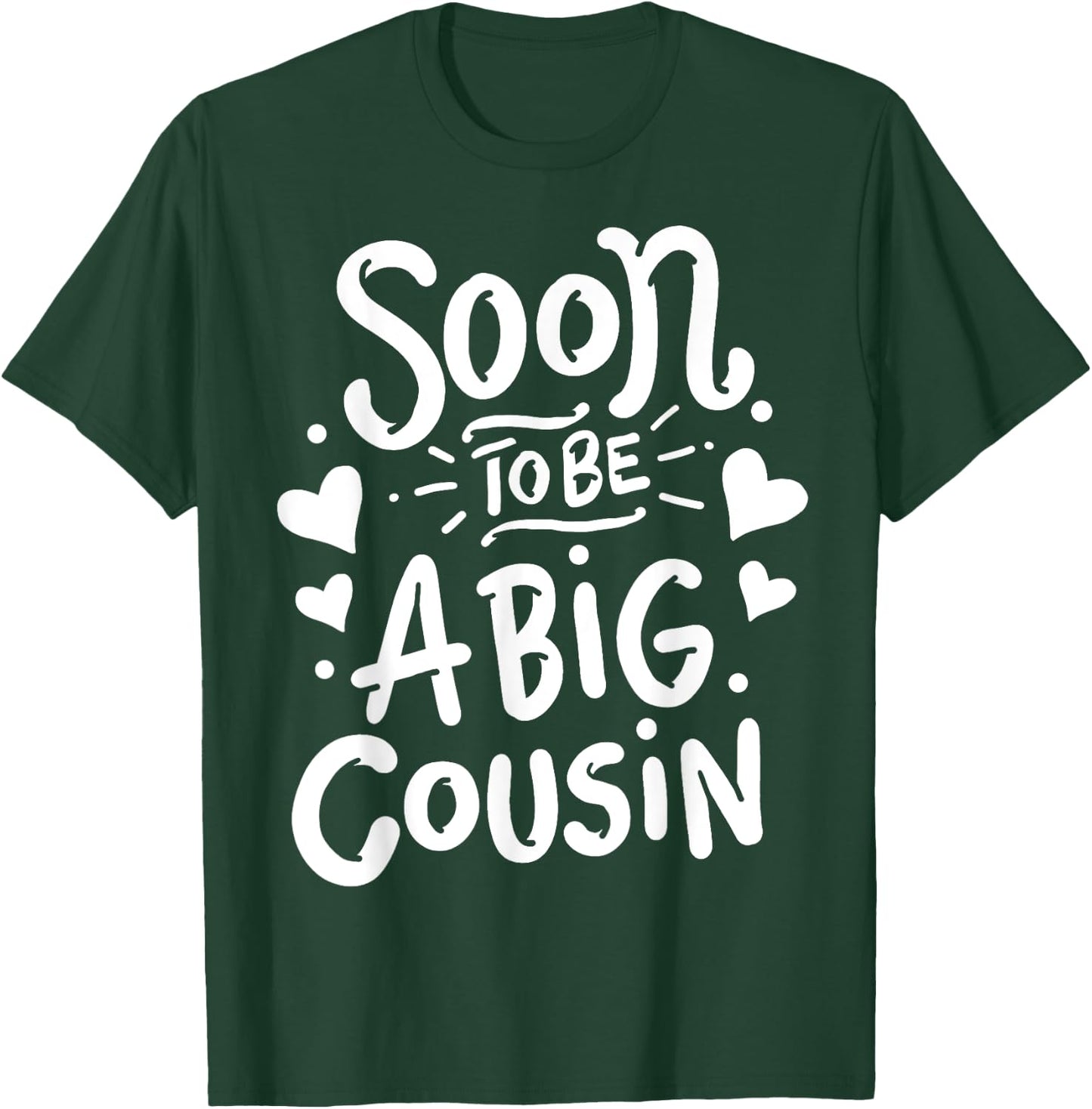 Big Cousin Pregnancy Announcement Family T-Shirt - T-Shirt | Forest