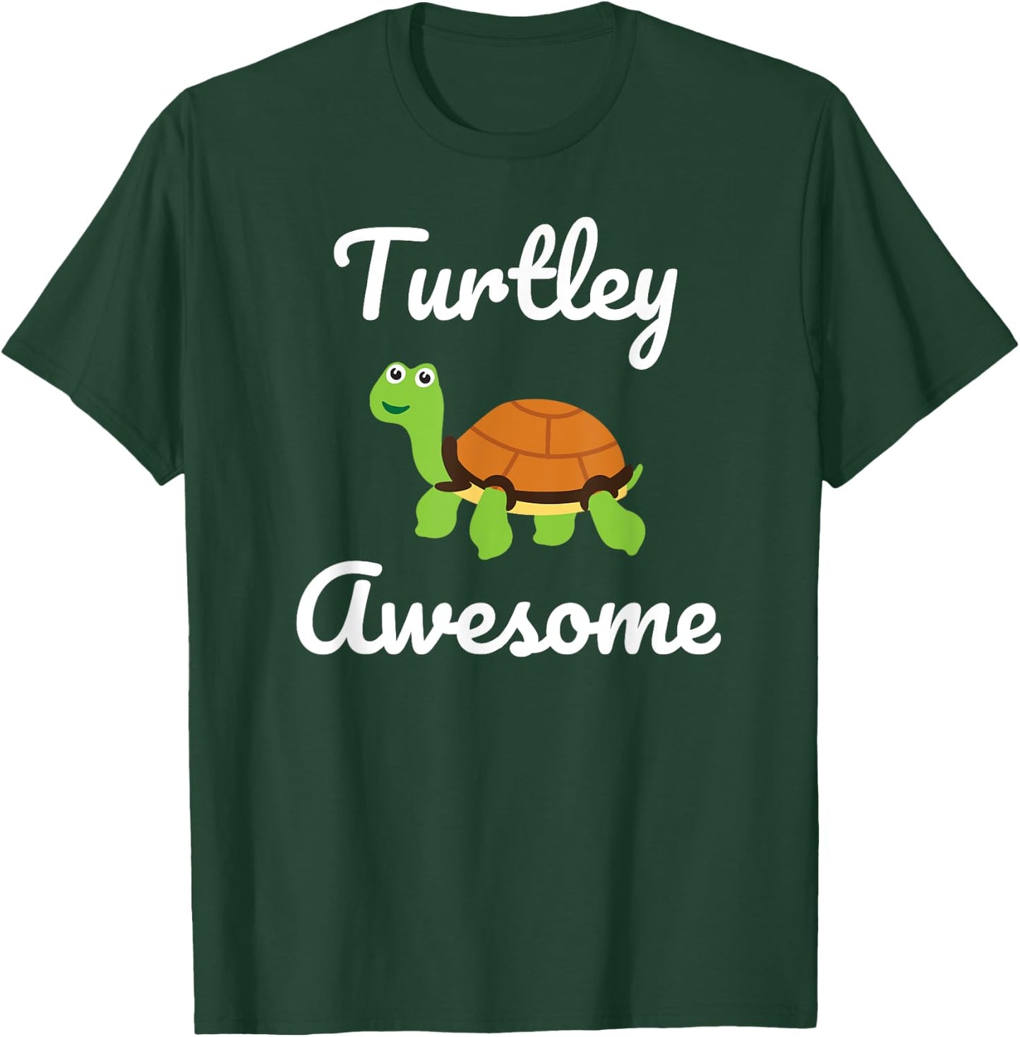 Turtley Awesome Funny Turtle Novelty Gift T-Shirt - T-Shirt | Forest