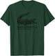Animals of the World American Murder Log Funny Alligator T-Shirt - T-Shirt | Forest
