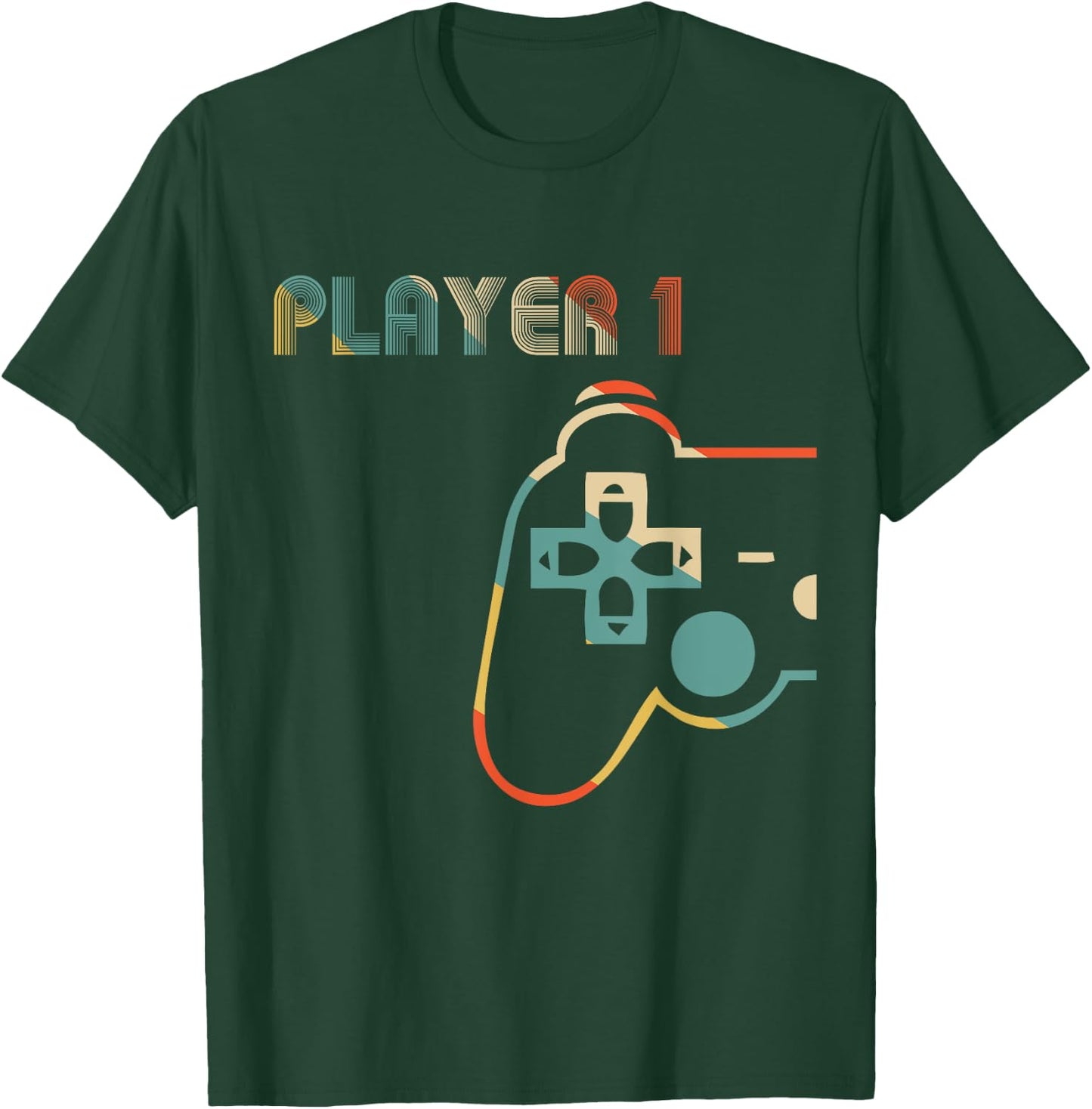 Matching Video Gamers Couple Player 1 Player 2 T-Shirt - T-Shirt | Forest