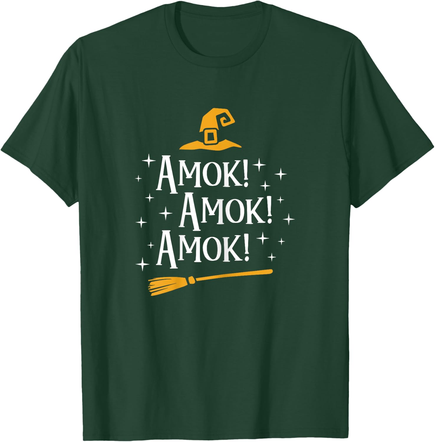 Amok Amok Amok T Shirt Cute Costume Idea Sisters Halloweens T-Shirt - T-Shirt | Forest