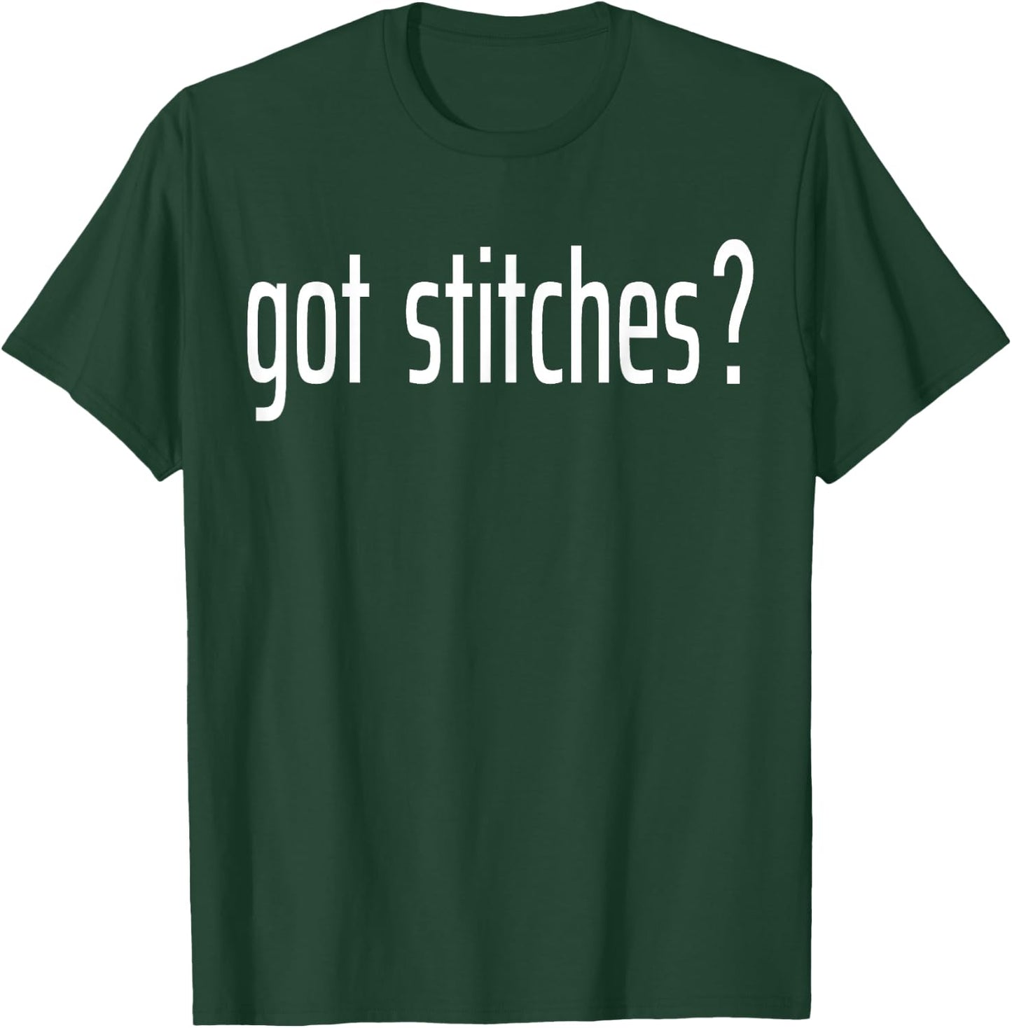 Funny Got Stitches Surgical Surgery Sutures Get Well T-Shirt - T-Shirt | Forest