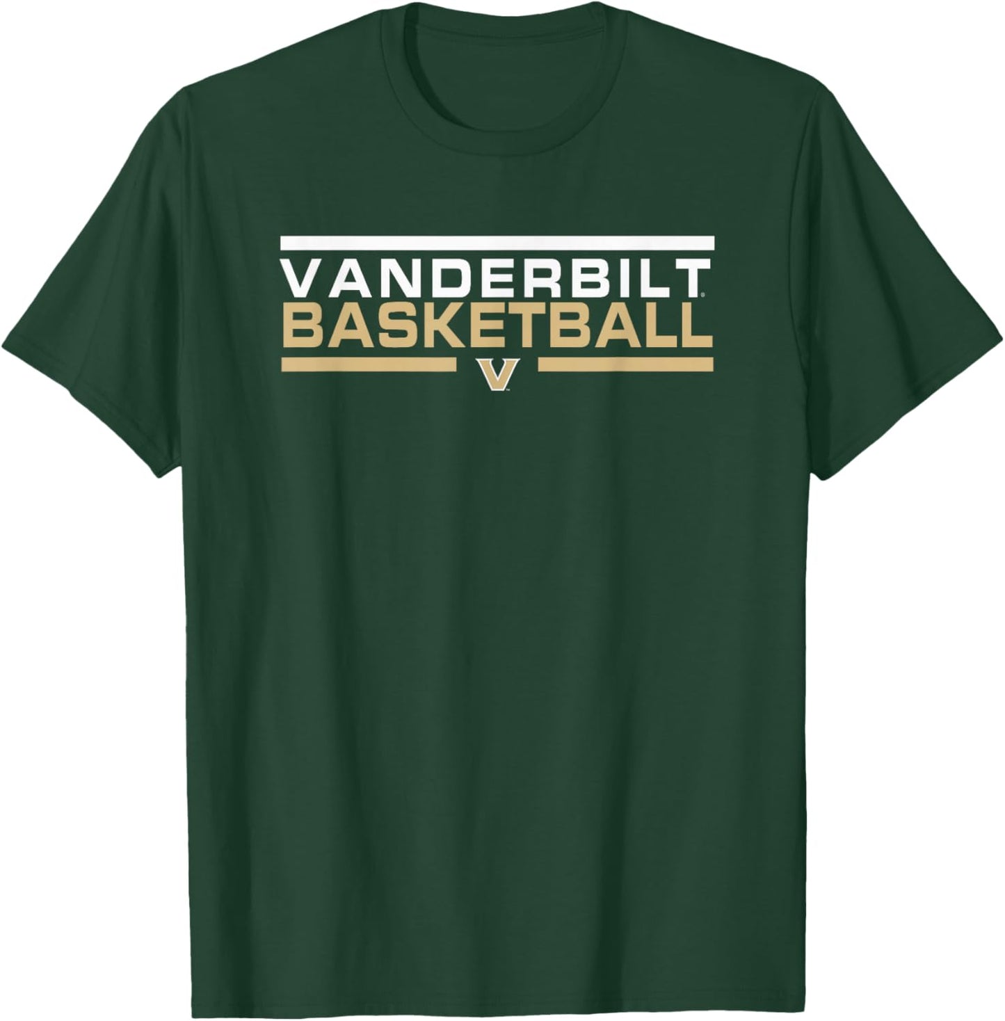 Vanderbilt Commodores Basketball Varsity Black T-Shirt - T-Shirt | Forest