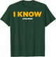 Star Wars Han Solo I Know Graphic T-Shirt - T-Shirt | Forest