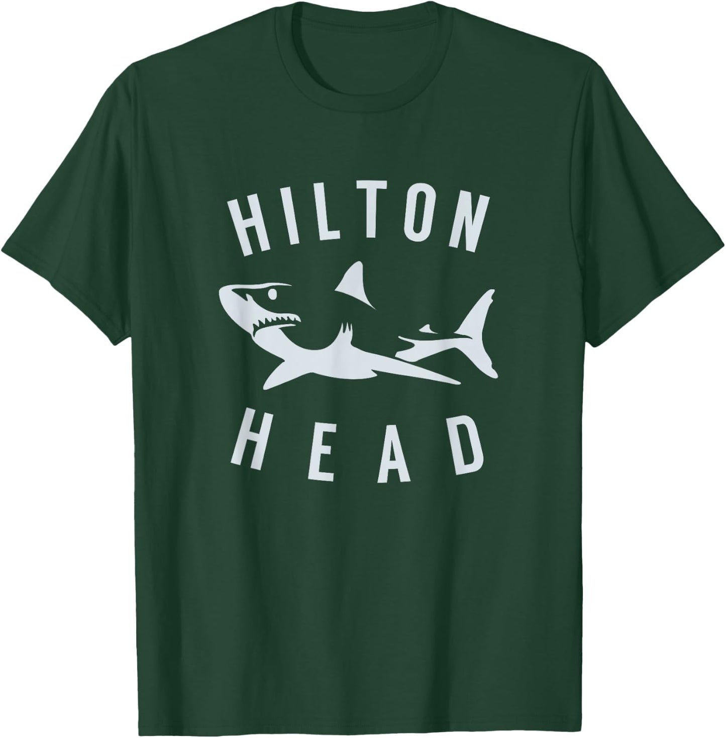 Hilton Head South Carolina T Shirt Shark SC Souvenir T-Shirt - T-Shirt | Forest