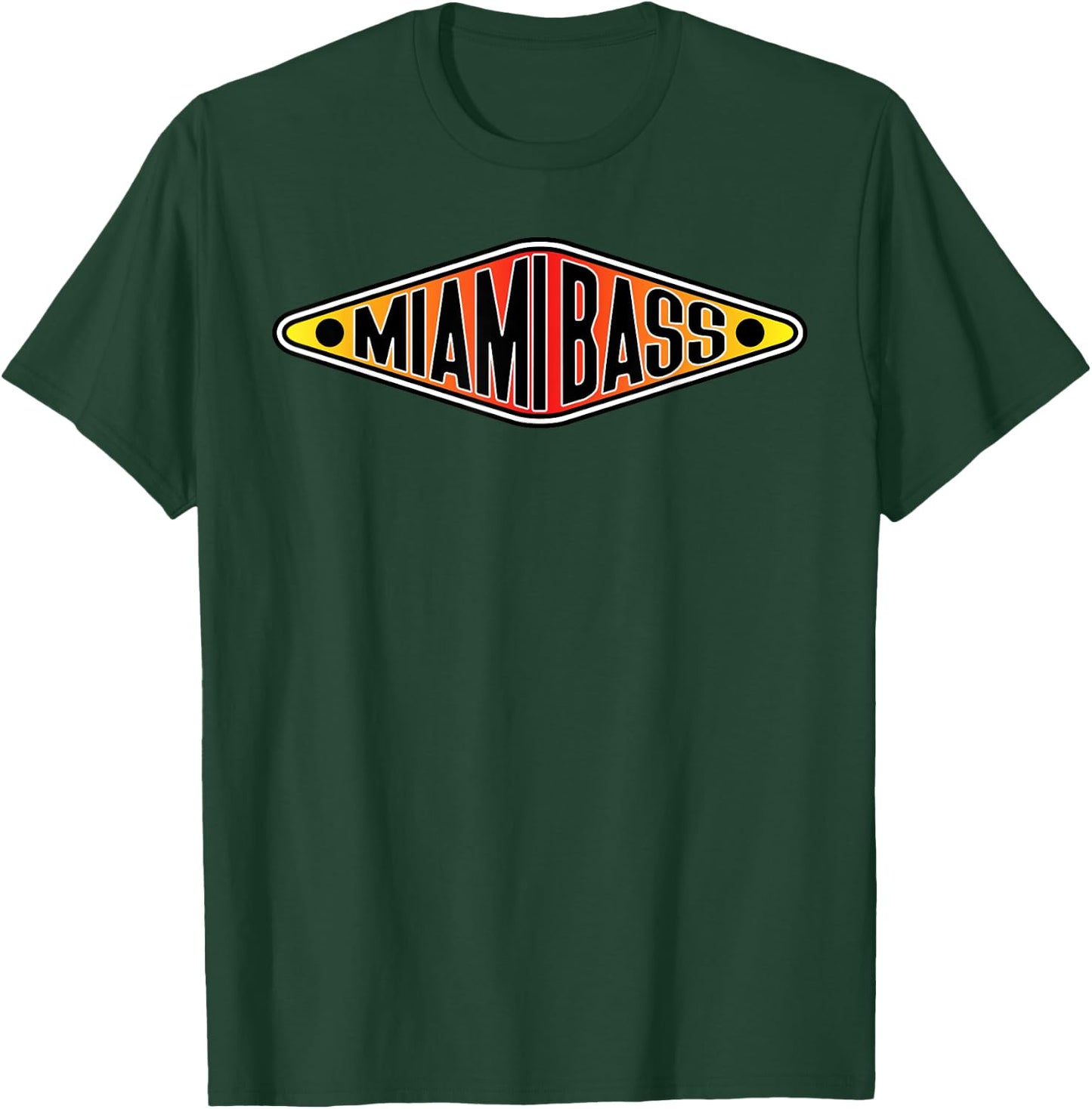 Miami Bass Shirt – The Retro Beats Rap Hip Hop T-Shirt - T-Shirt | Forest