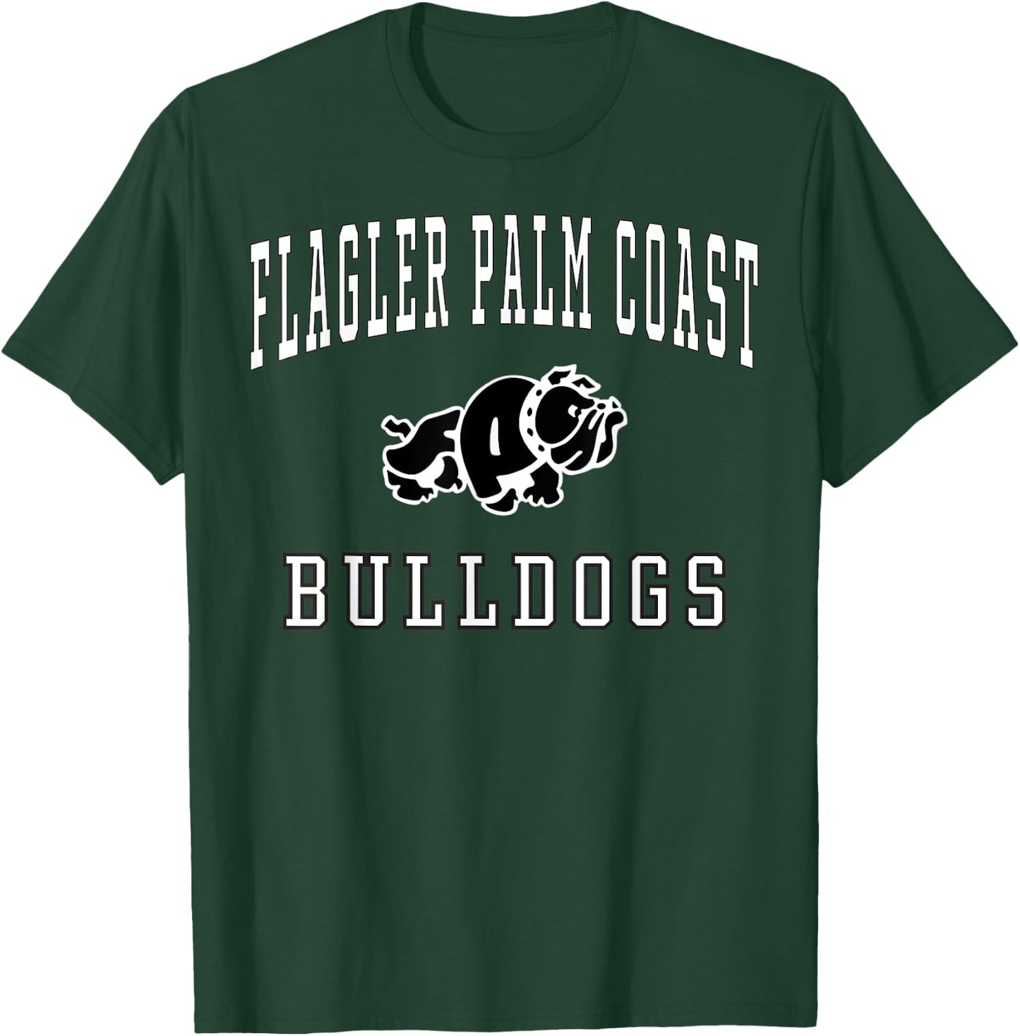 Flagler Palm Coast High School Bulldogs C1 T-Shirt - T-Shirt | Forest