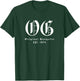 OG Est. 1974 - Vintage Original Gangster Birthday T-Shirt - T-Shirt | Forest