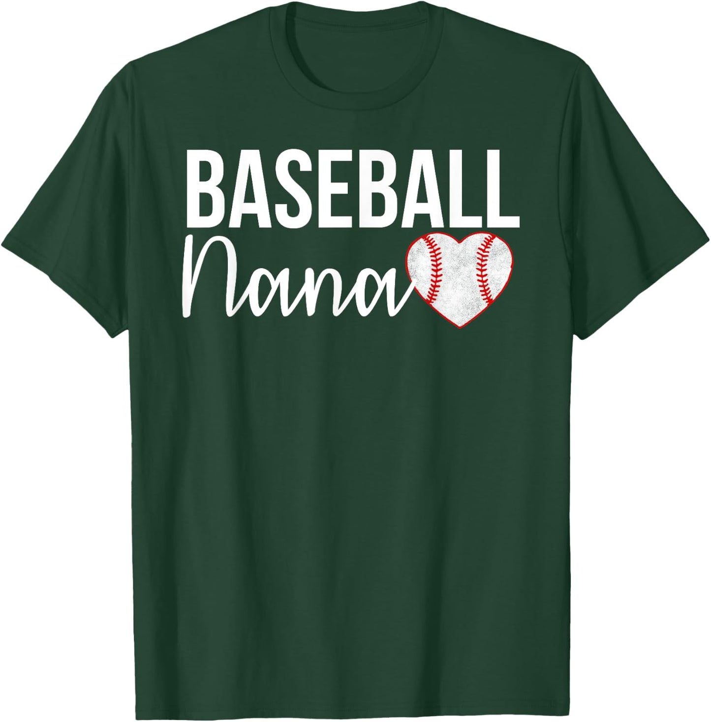 Baseball Nana Baseball Gifts For Baseball Fans T-Shirt - T-Shirt | Forest