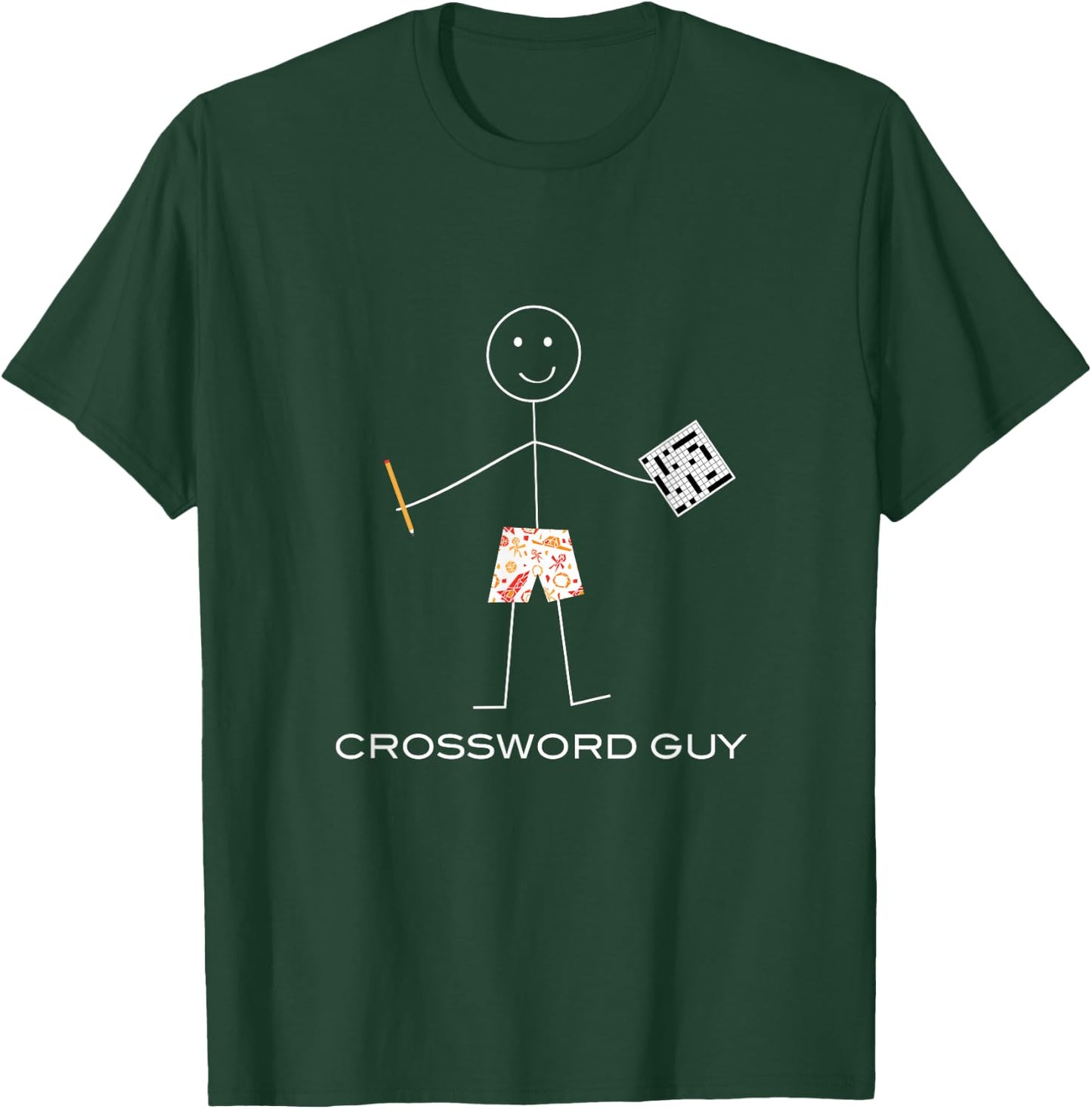 Funny Crossword Puzzle, Boys Game Gifts T-Shirt - T-Shirt | Forest