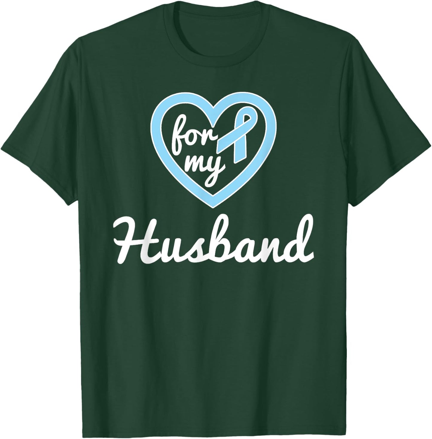 Prostate Cancer Shirts For Husband Ribbon Awareness Shirts T-Shirt - T-Shirt | Forest
