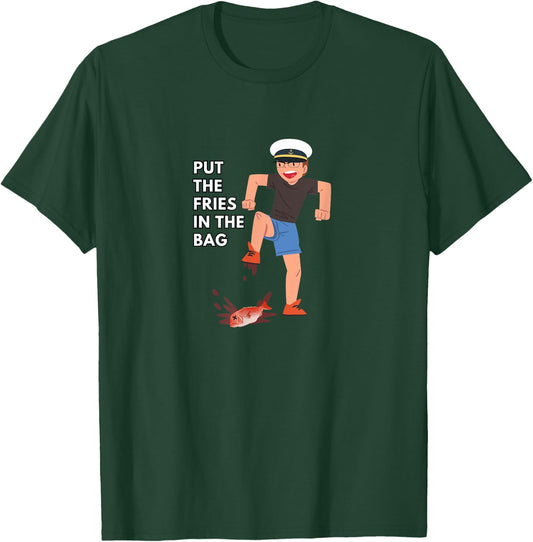 Put the Fries in the Bag - Josh Block Wots T-Shirt - T-Shirt | Forest