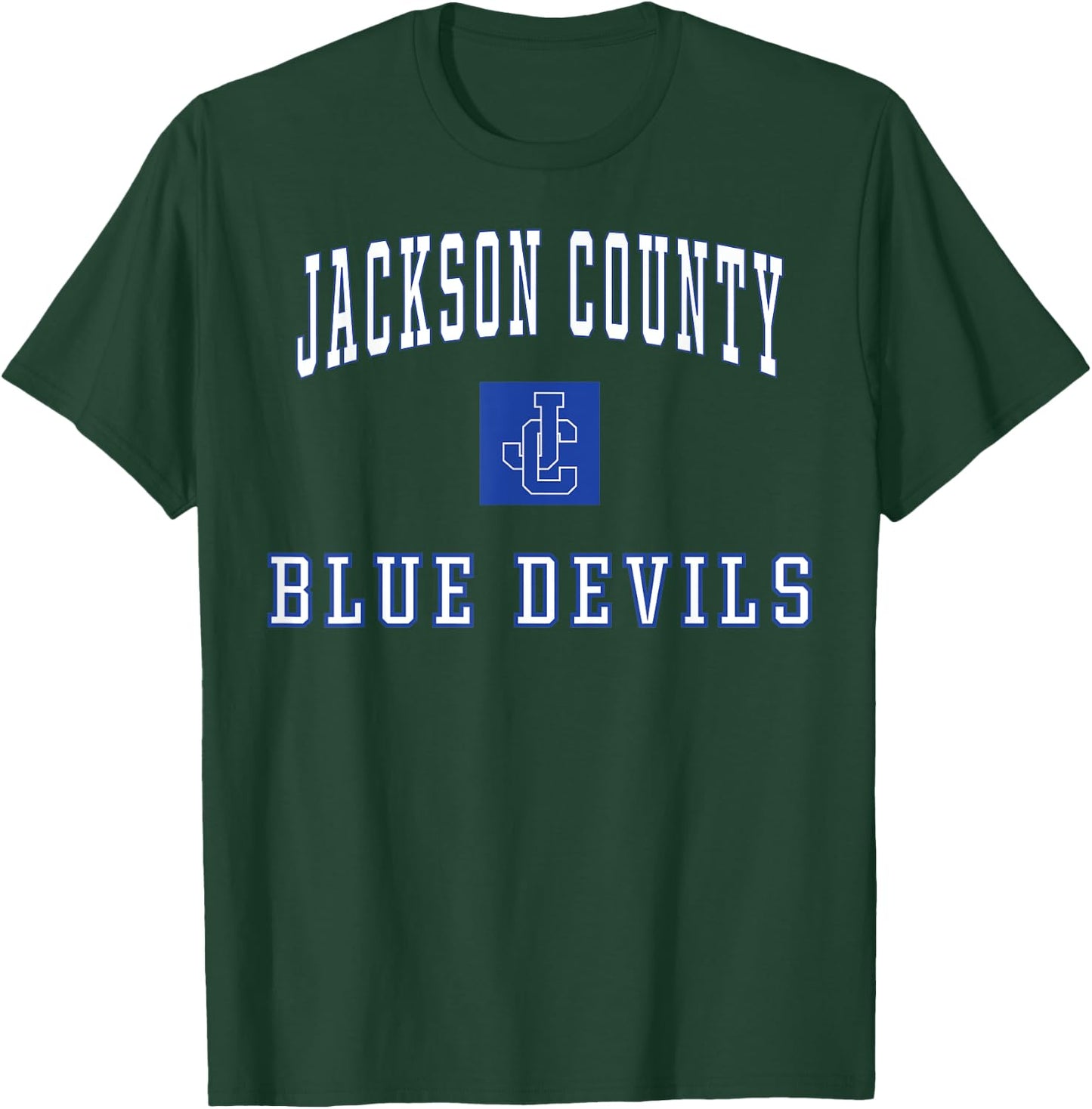 Jackson County High School Blue Devils C1 T-Shirt - T-Shirt | Forest