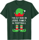 This Elf Runs On Jesus,Family, Football Christian Christmas T-Shirt - T-Shirt | Forest