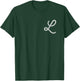 Vintage Distressed Letter L | Initial | Monogram T-Shirt - T-Shirt | Forest