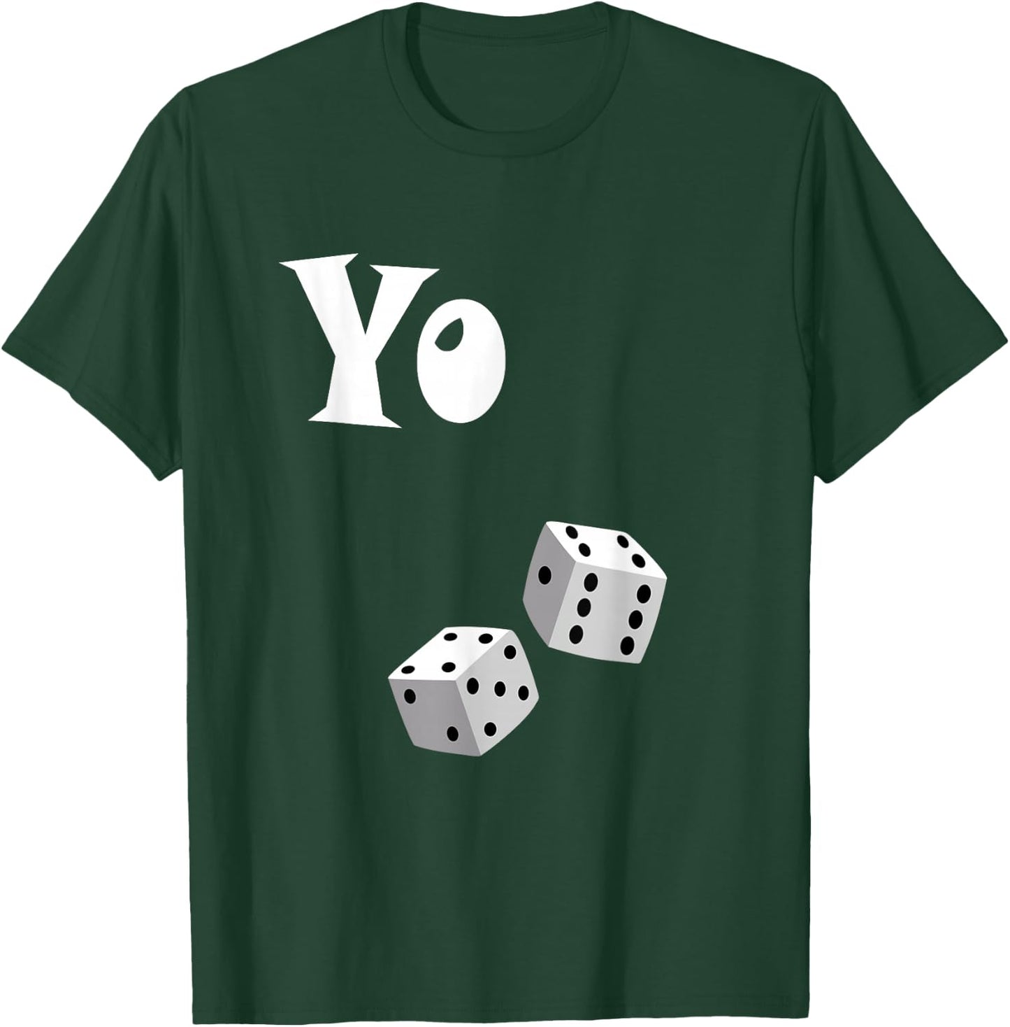Yo 11 / Eleven / Funny / / / Gambling / Craps T-Shirt - T-Shirt | Forest