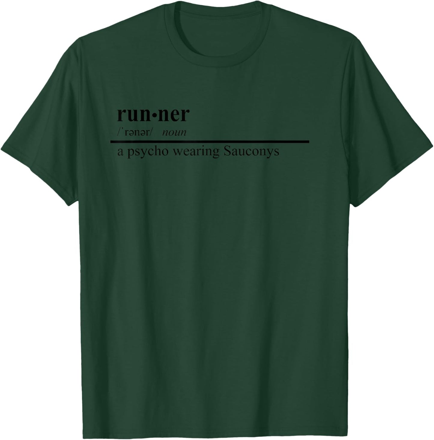Saucony Runner , Grey, -Adults, Running, Classic Fit, Short Sleeve T-Shirt - T-Shirt | Forest