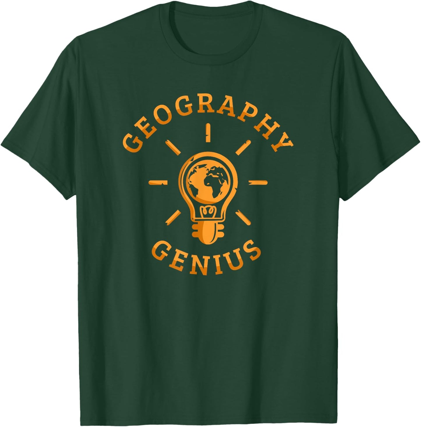 Geography Genius School Subject Geek T-Shirt - T-Shirt | Forest