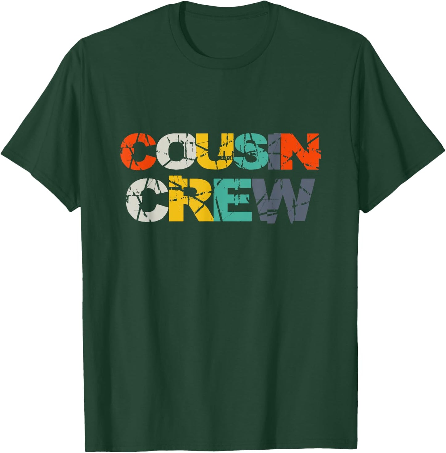 Cousin Crew Kids Women Men Girl Funny Gift T-Shirt - T-Shirt | Forest