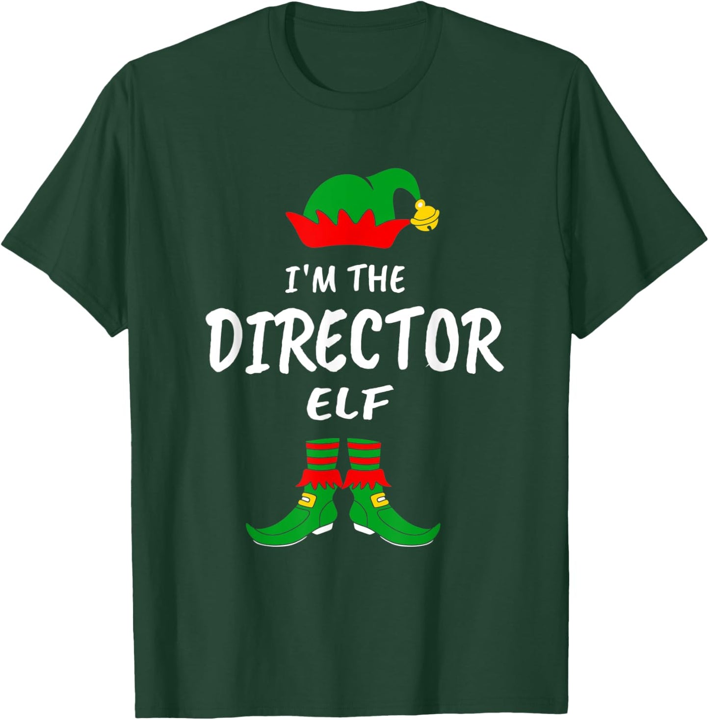 I'm The Director Elf Cute Matching Family Pajamas Christmas T-Shirt - T-Shirt | Forest