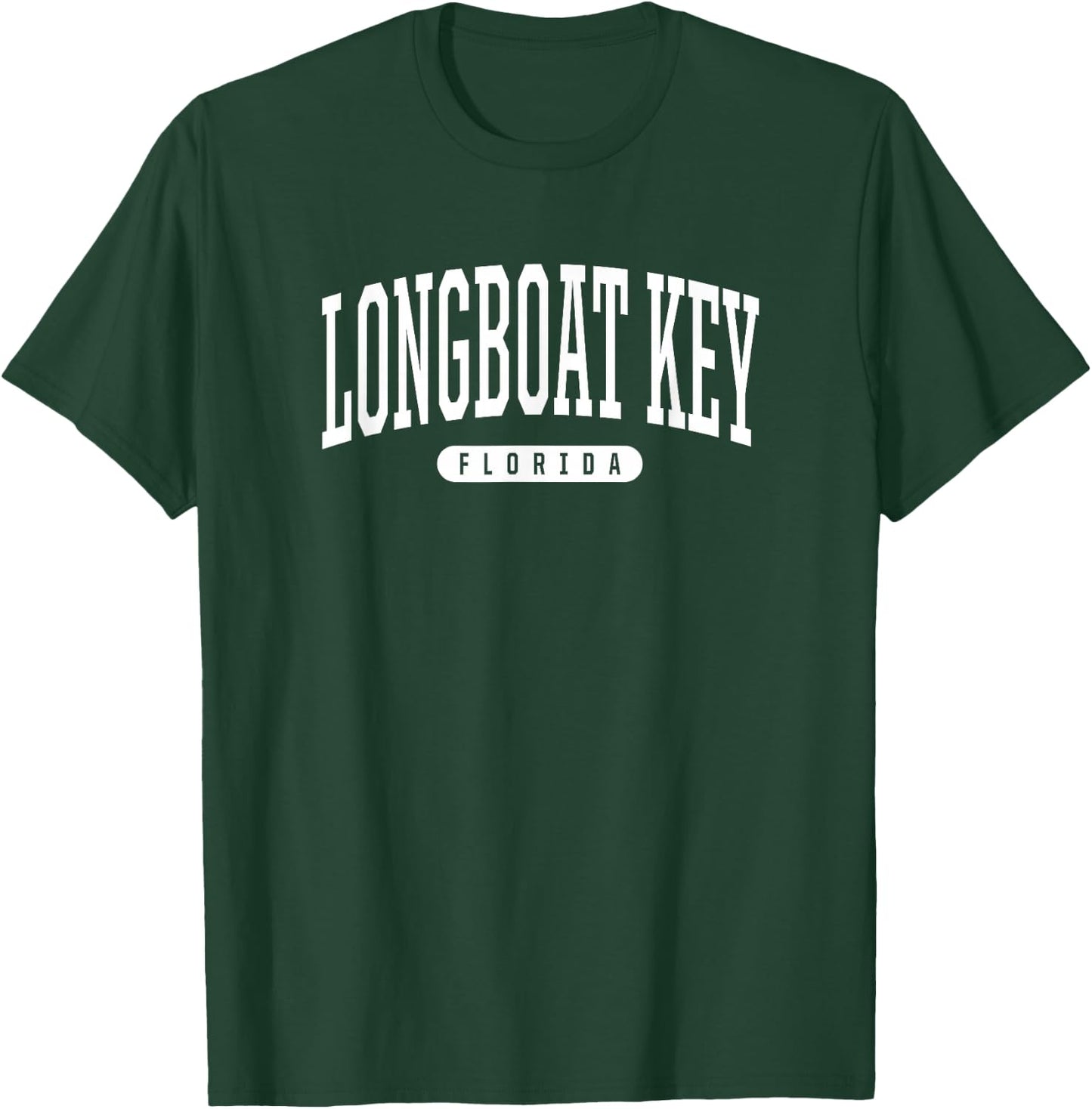 Longboat Key Florida Vacation College Style FL USA T T-Shirt - T-Shirt | Forest