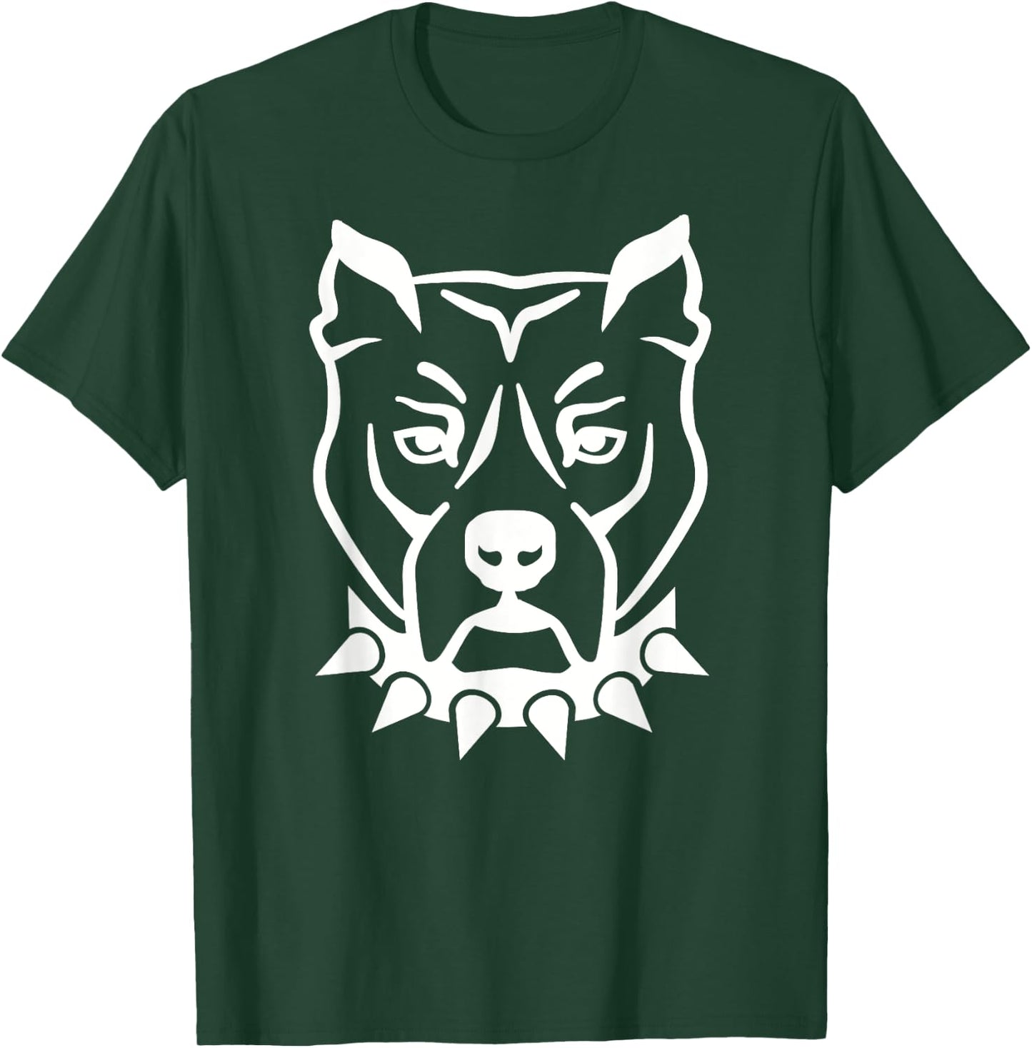 Pitbull face T-Shirt - T-Shirt | Forest