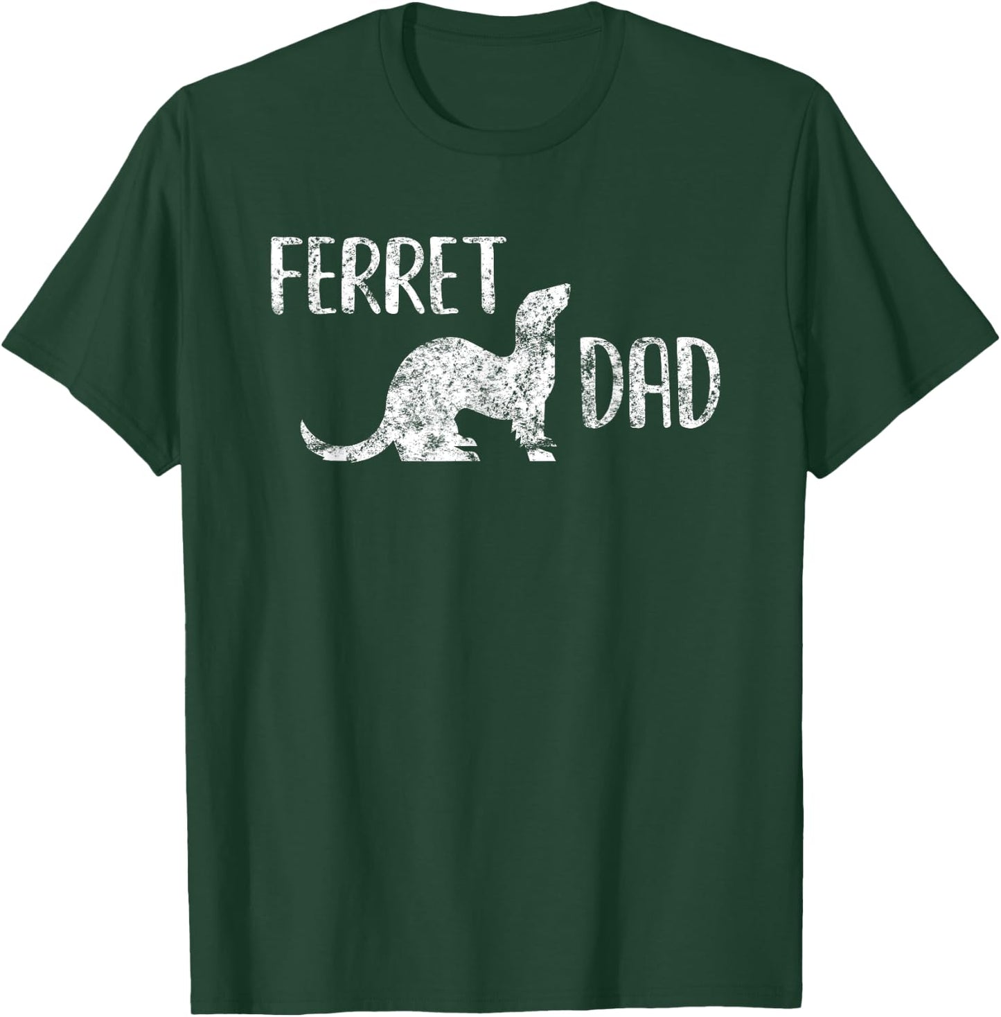 Ferret Dad Gift Men and Boys with Pet Ferrets T-Shirt - T-Shirt | Forest