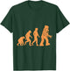 Prehistoric Ape to Monkey to Man to Robot Evolution T-Shirt - T-Shirt | Forest