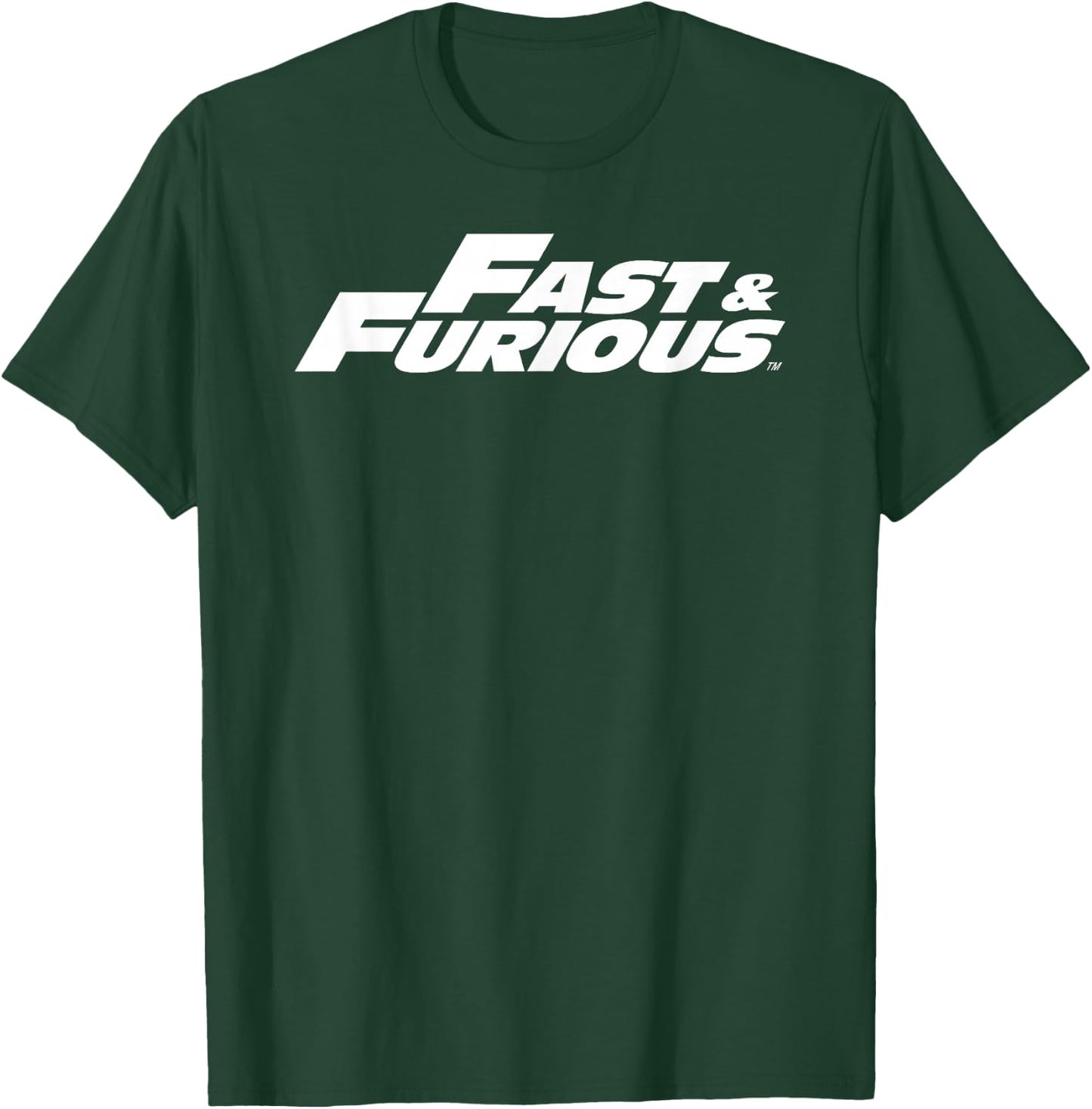 Fast & Furious Classic White Logo T-Shirt - T-Shirt | Forest