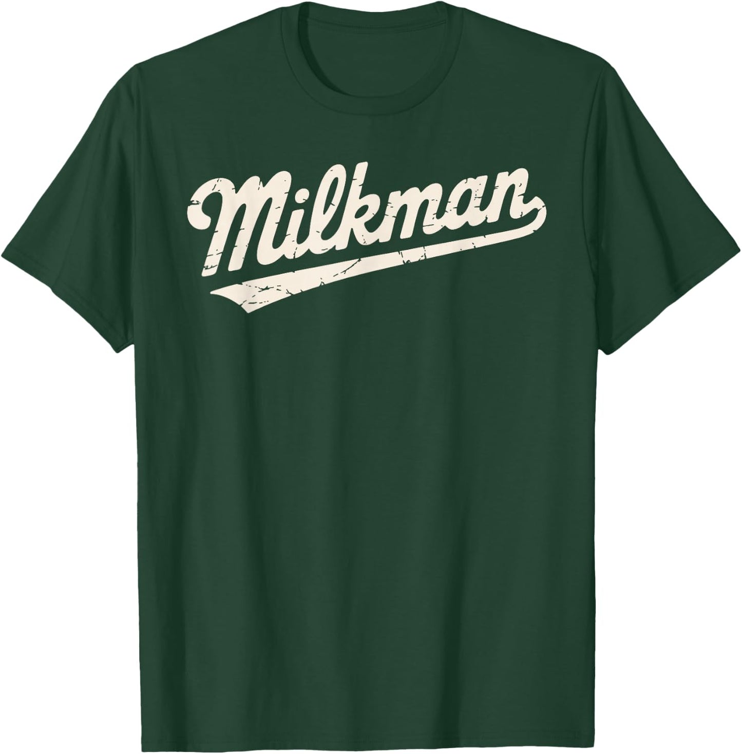 Best Milkman Costume Boys Dad Milk Man Milkman T-Shirt - T-Shirt | Forest