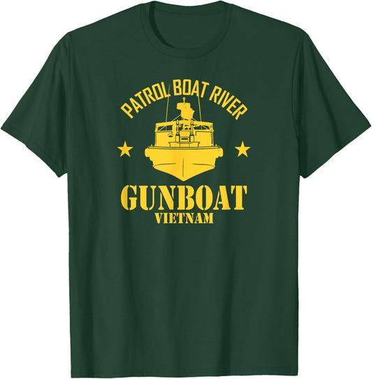 Patrol Boat River - Gunboat Vietnam T-Shirt - T-Shirt | Forest