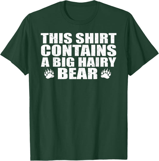 Gay Bear - Big Hairy Bear T-Shirt - T-Shirt | Forest