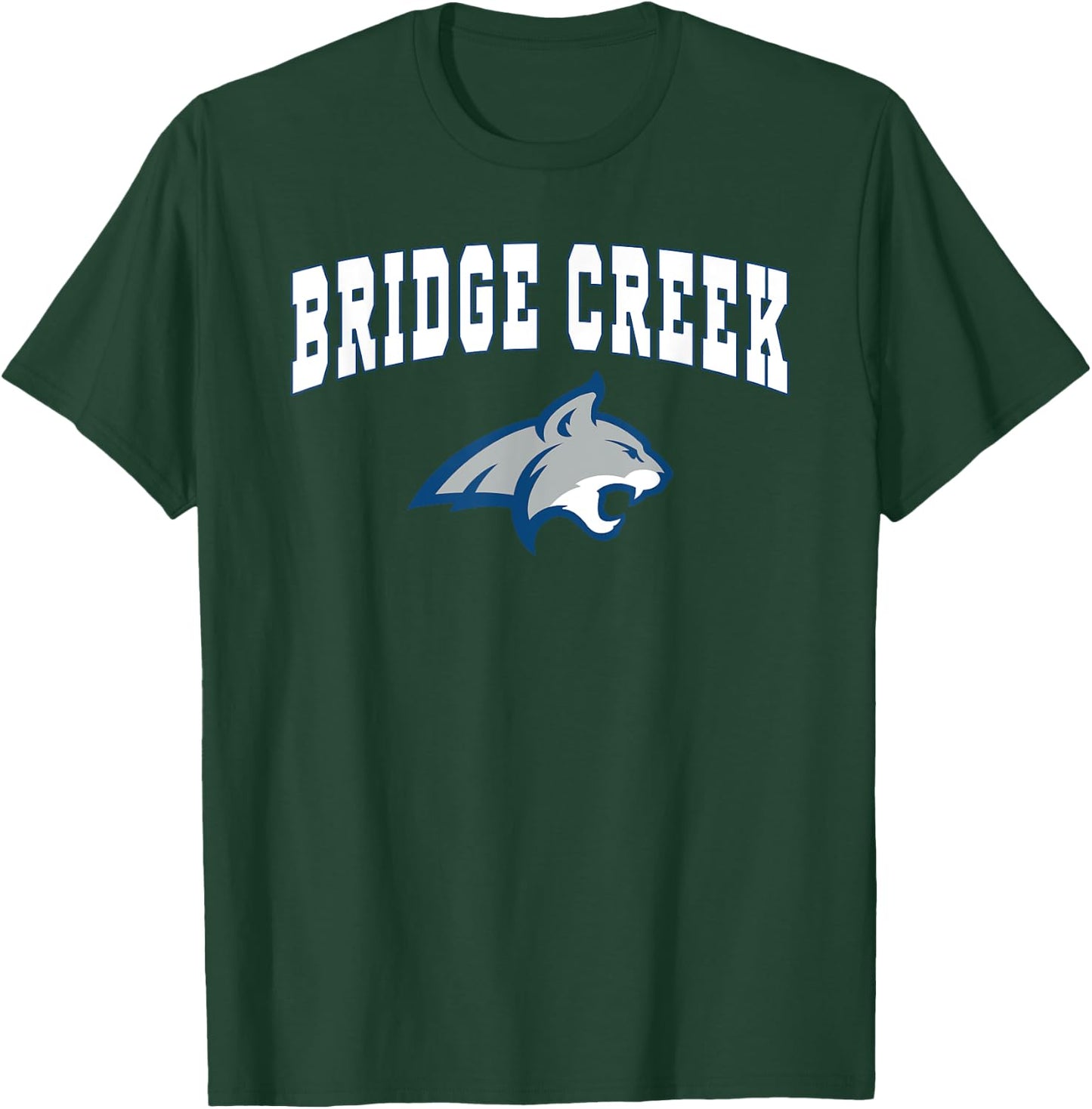 Bridge Creek High School Bobcats C2 T-Shirt - T-Shirt | Forest
